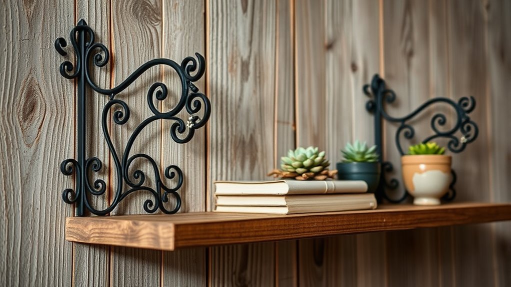 charming boho shelf brackets
