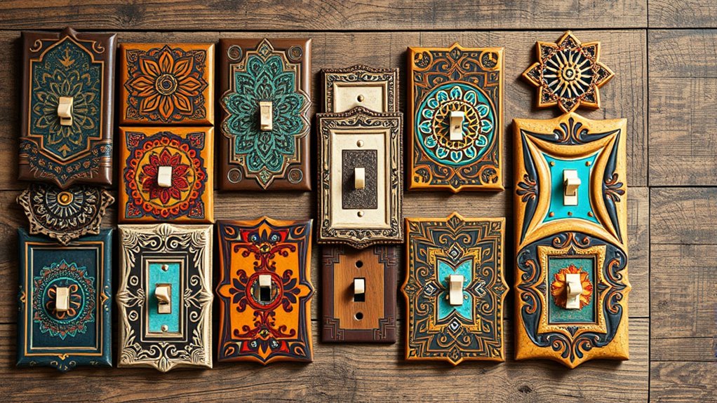 charming boho switch covers
