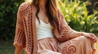 chic boho crochet cardigans