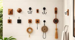 chic boho towel hooks