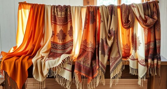 chic lightweight boho scarves