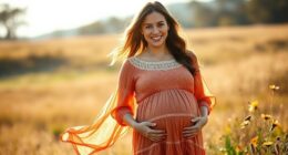chic maternity boho dresses