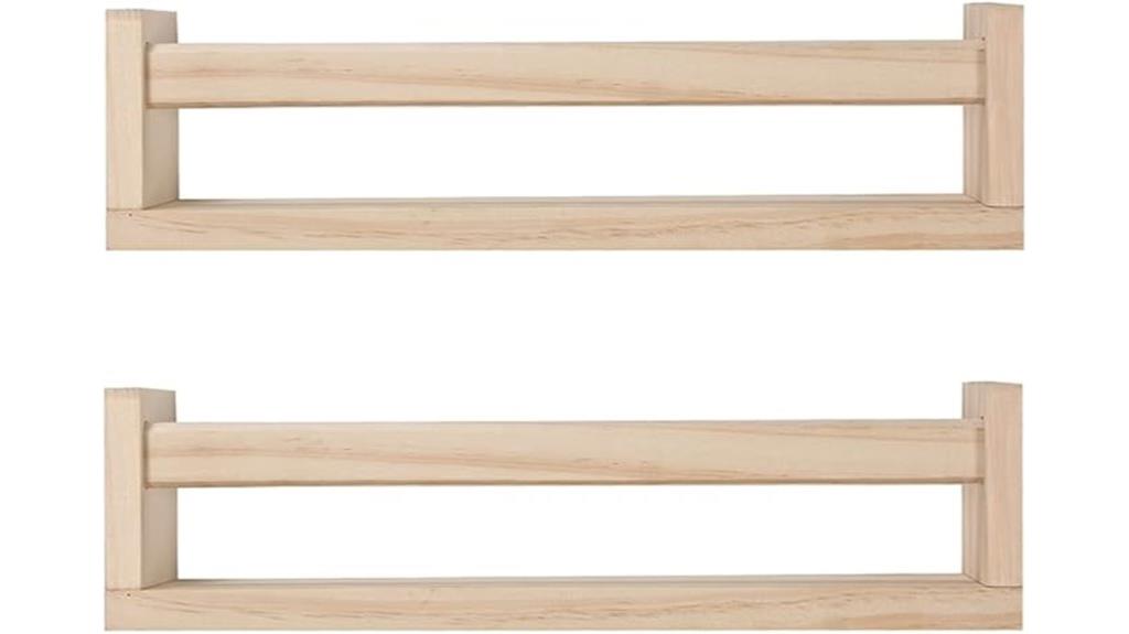 child s floating book shelves