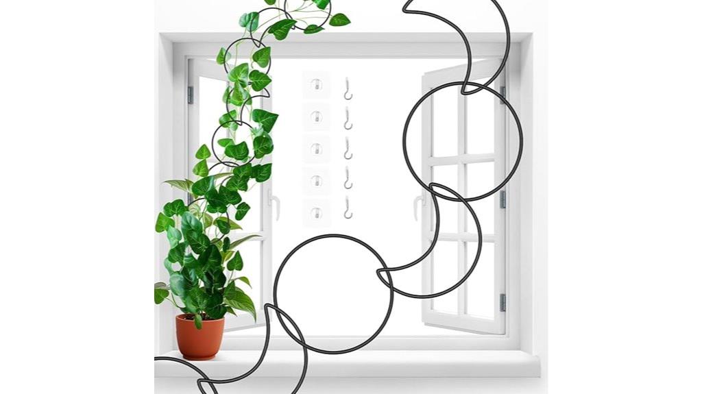 climbing plant chain trellis