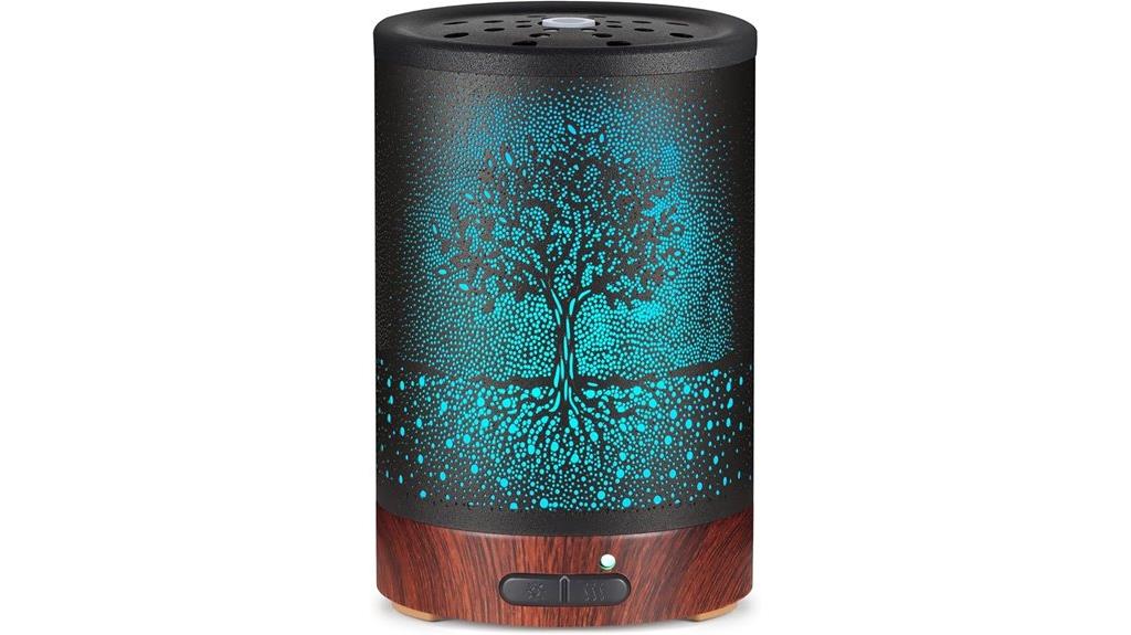 color changing essential diffuser