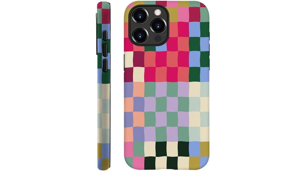 colorful checkerboard iphone 16