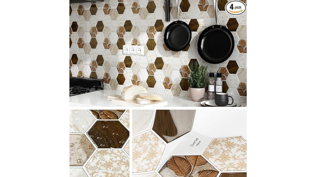 colorful peel and stick tile