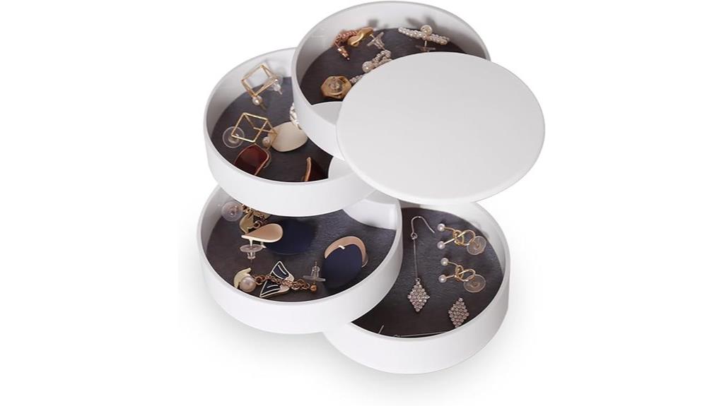 compact jewelry storage box