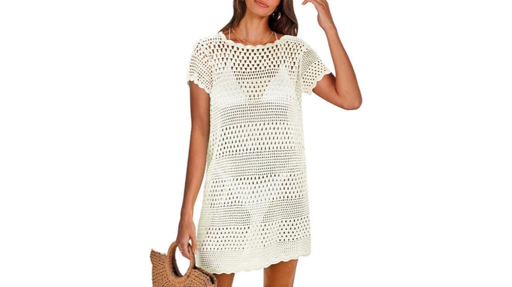 crochet beach dress cover up
