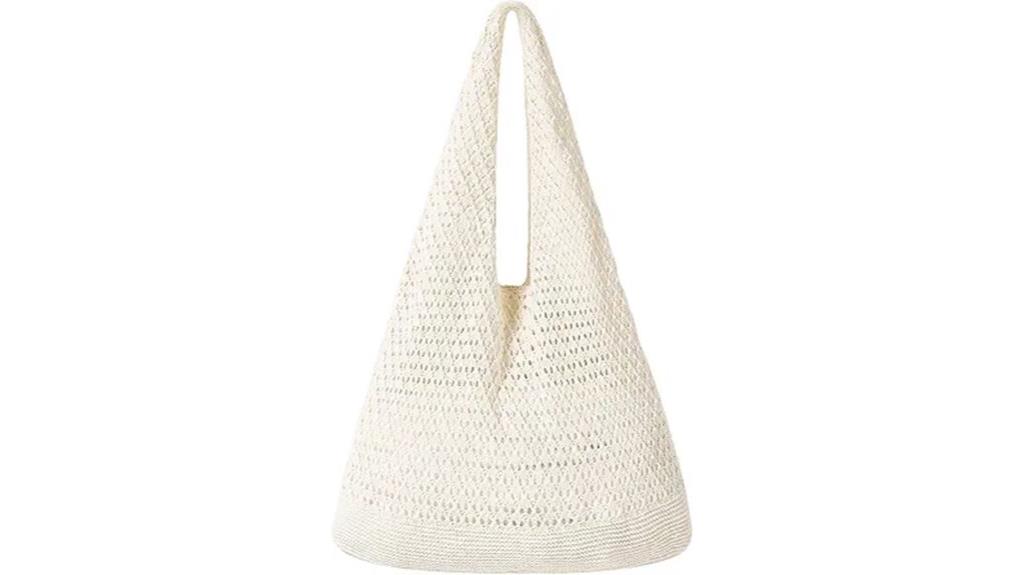 crochet beach tote bag
