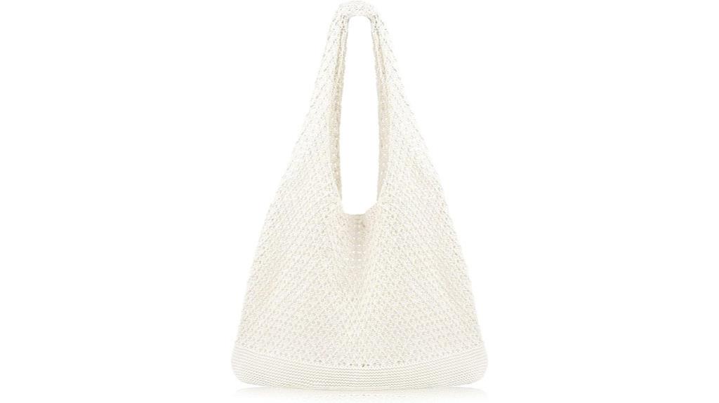 crochet beach tote bag