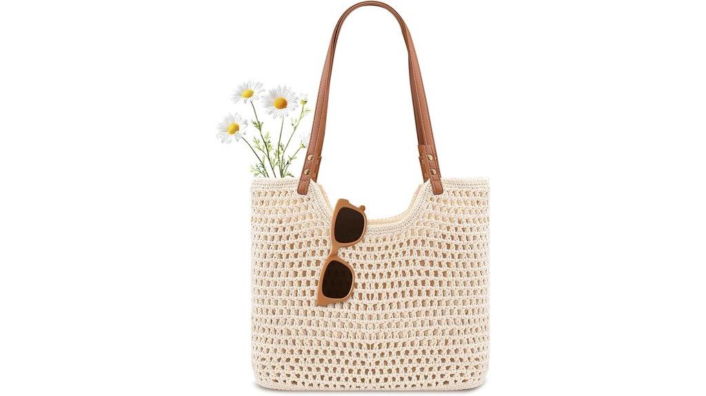 crochet women s summer beach bag