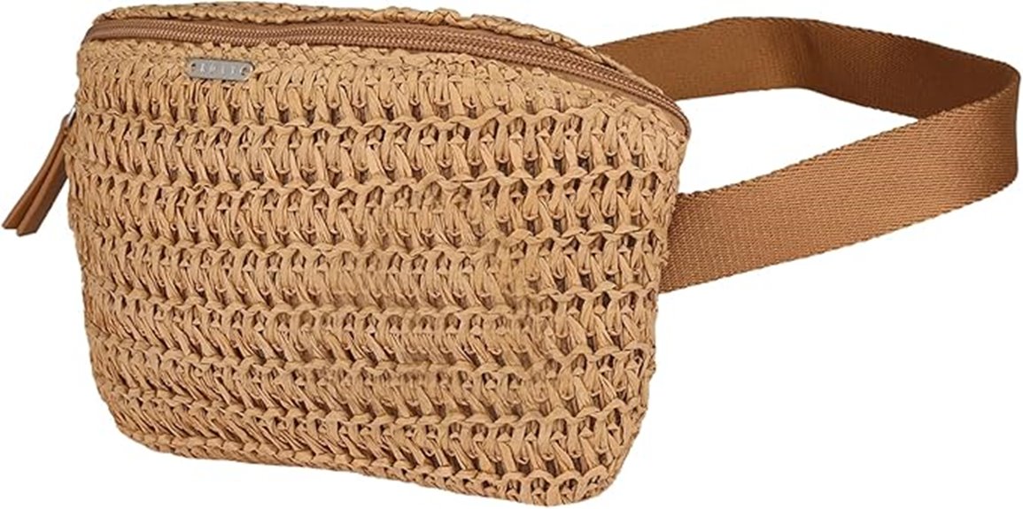 crochet woven sling bag