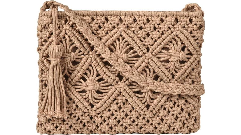 crocheted summer beach bag