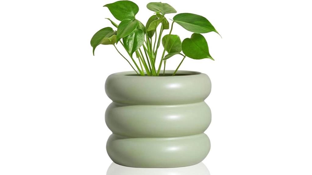 decorative ceramic plant container
