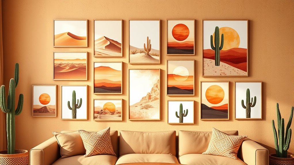 desert boho wall art