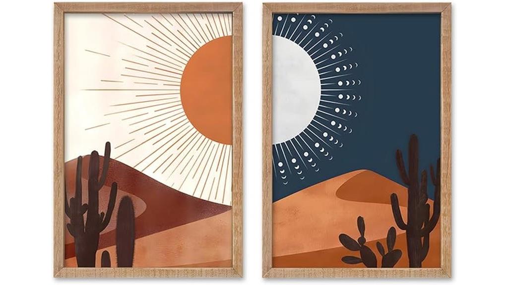 desert cactus wall decor