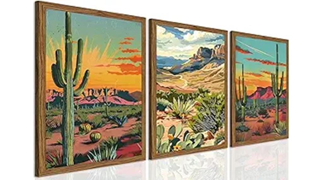 desert landscape wall decor
