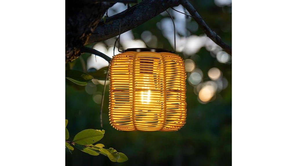 dual solar garden lanterns