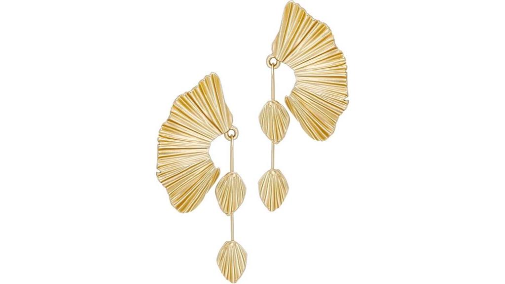elegant gold earring design