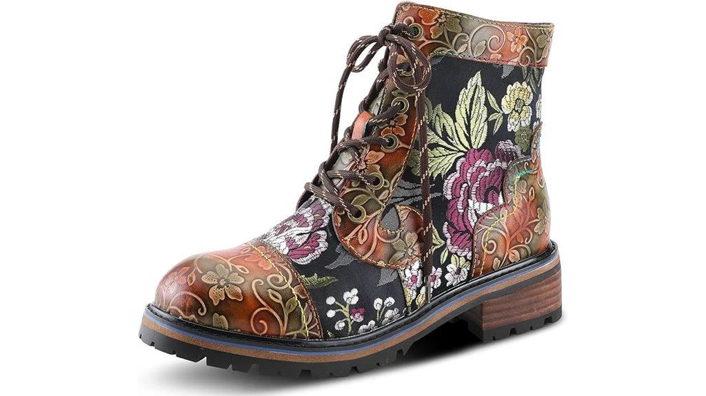 elegant leather ankle boots