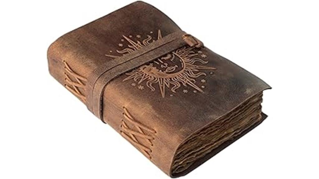 elegant sun moon journal