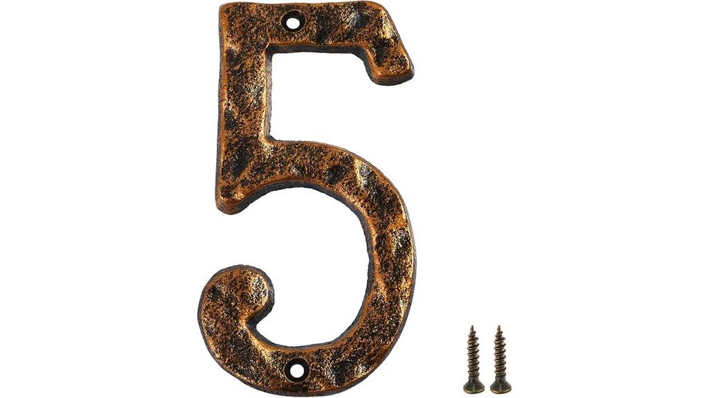 five inch cast iron