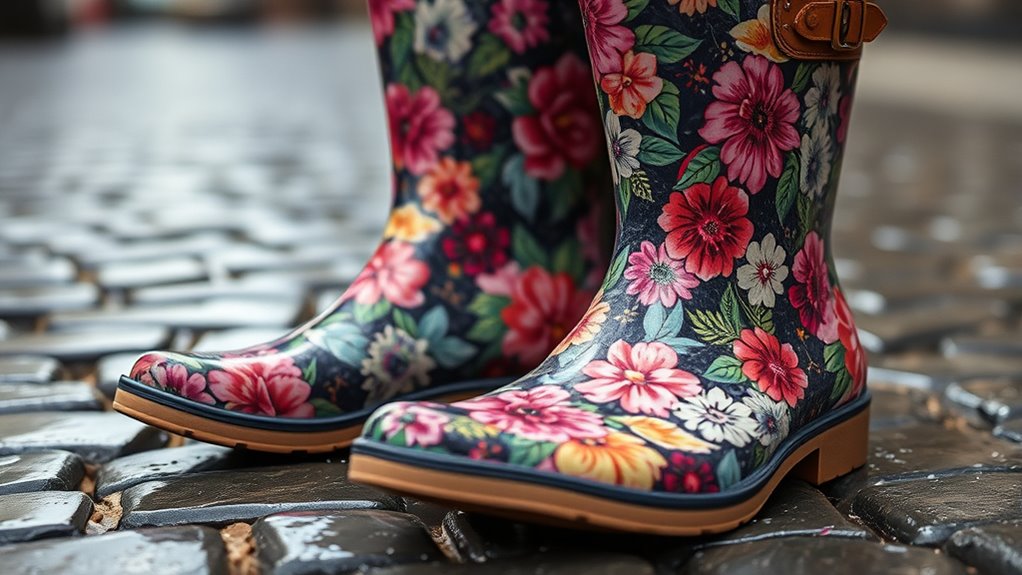 floral rain boot factors