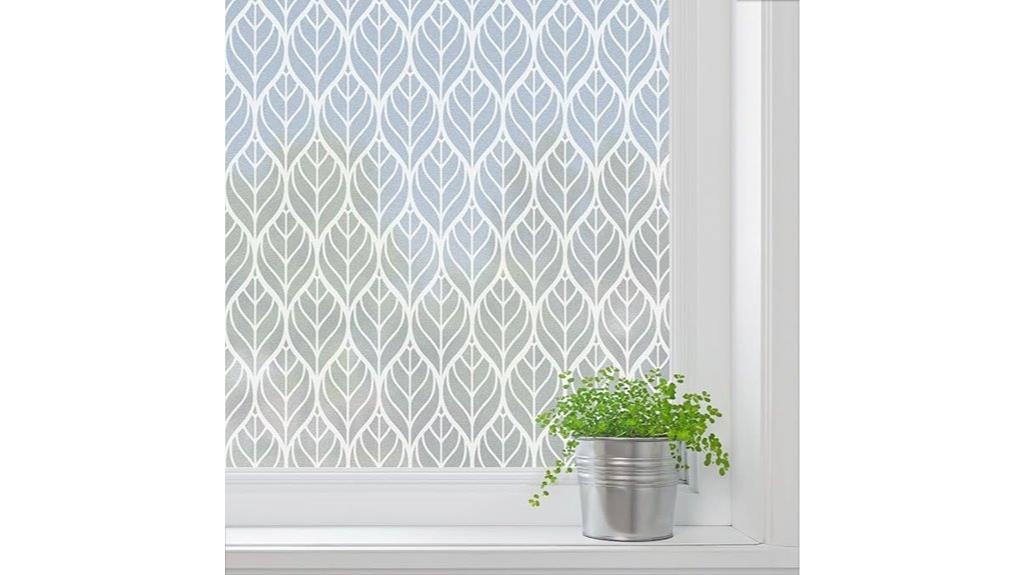 frosted removable privacy sticker