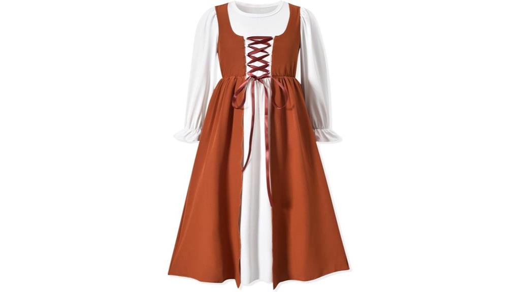 girls medieval princess costume