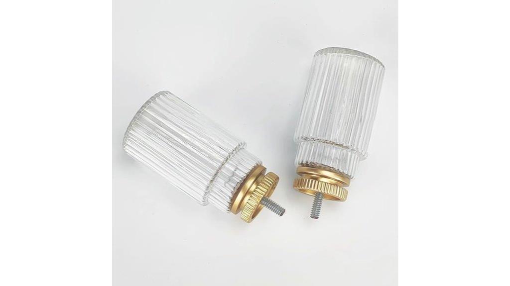 gold base curtain finials