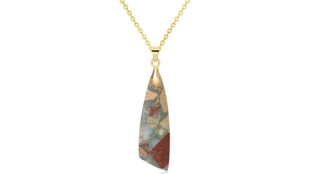 gold chain boho pendant