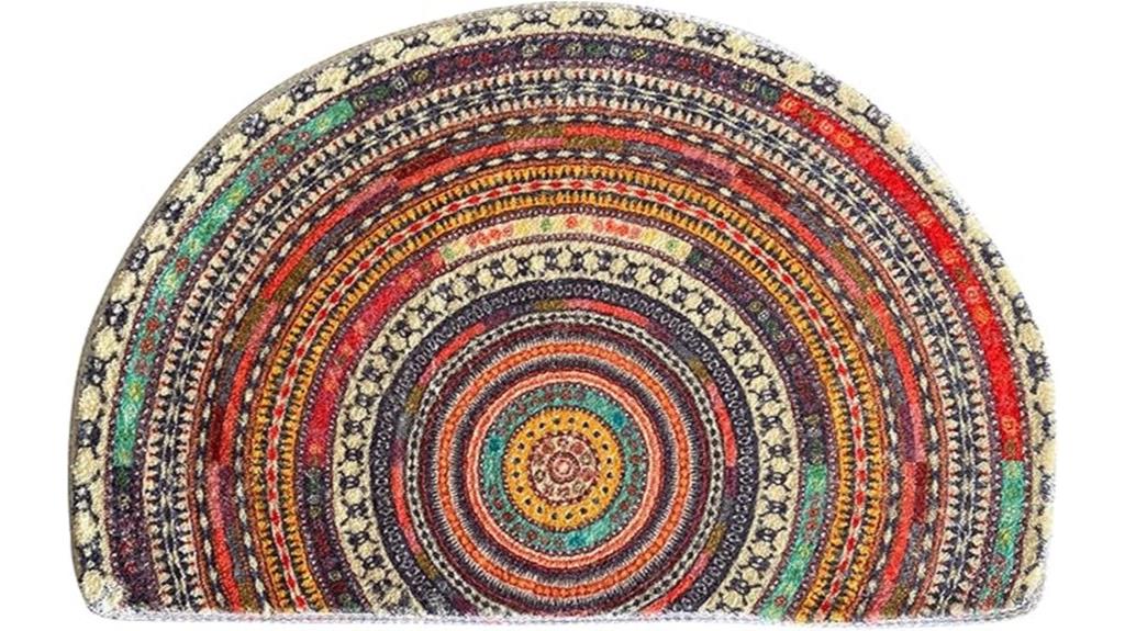 half round mandala mat