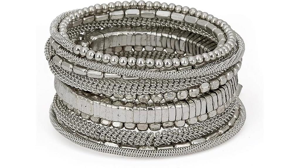 handmade bohemian beaded bracelet