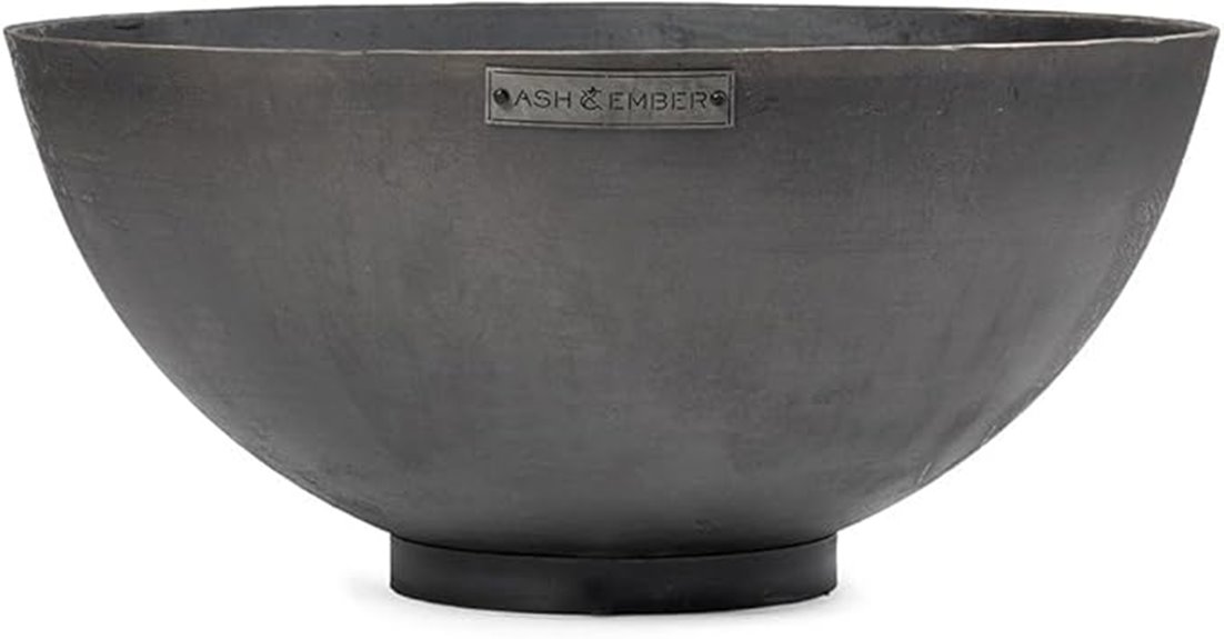 hemispherical fire pit design