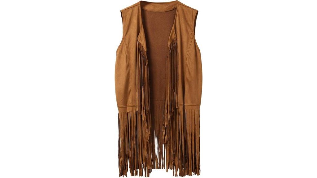 hippie tassel western vest