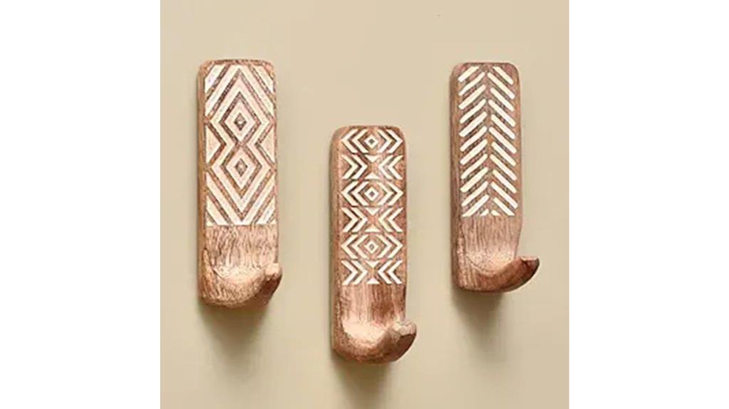 indian boho wall hooks