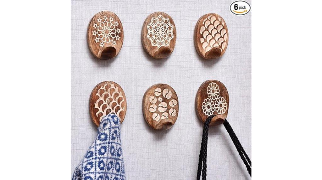 indian shelf wall hooks