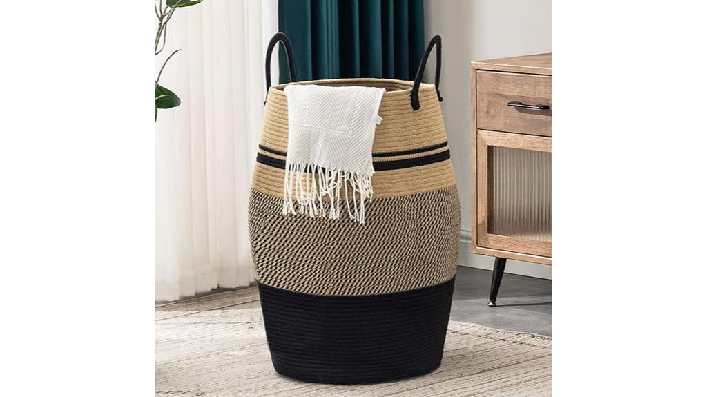 jute rope laundry hamper