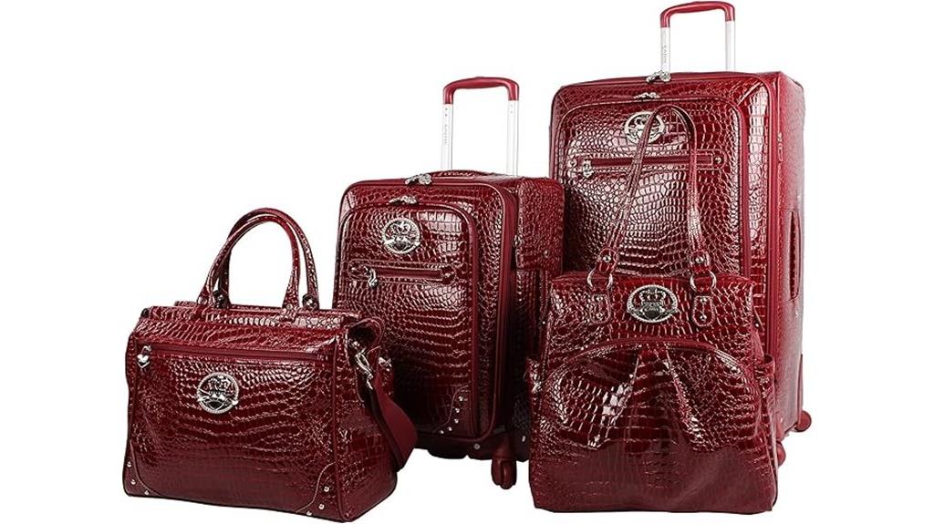 kathy van zeeland croco luggage