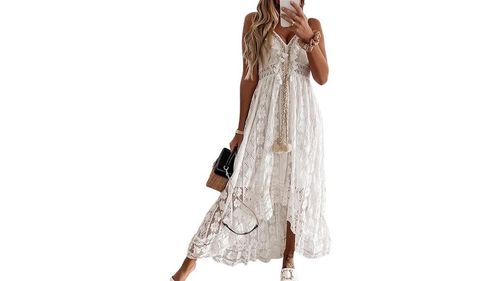 lace maxi summer dress