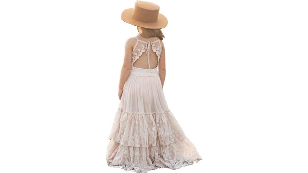 lace tulle flower girl