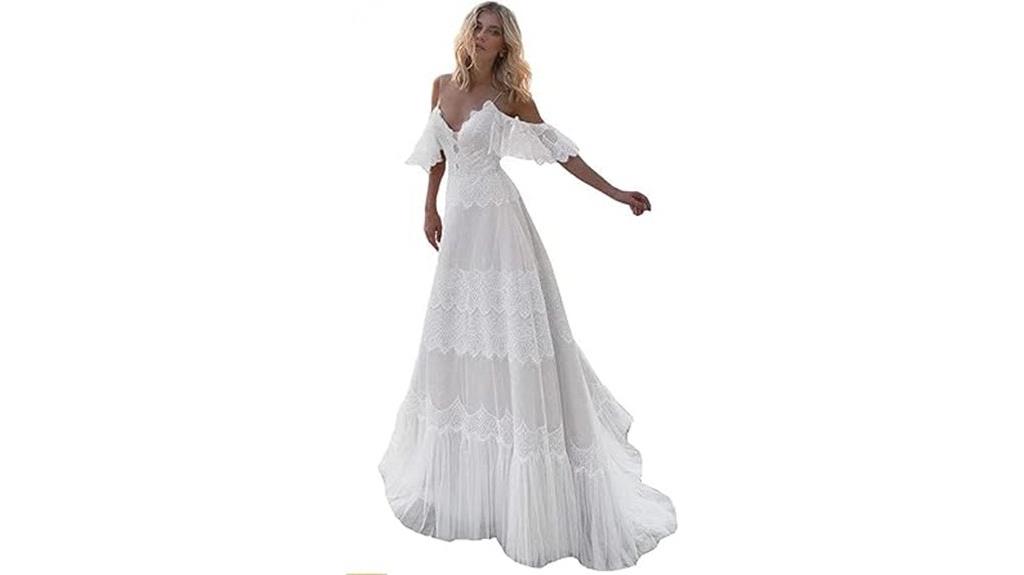 lace v neck ruffle sleeves