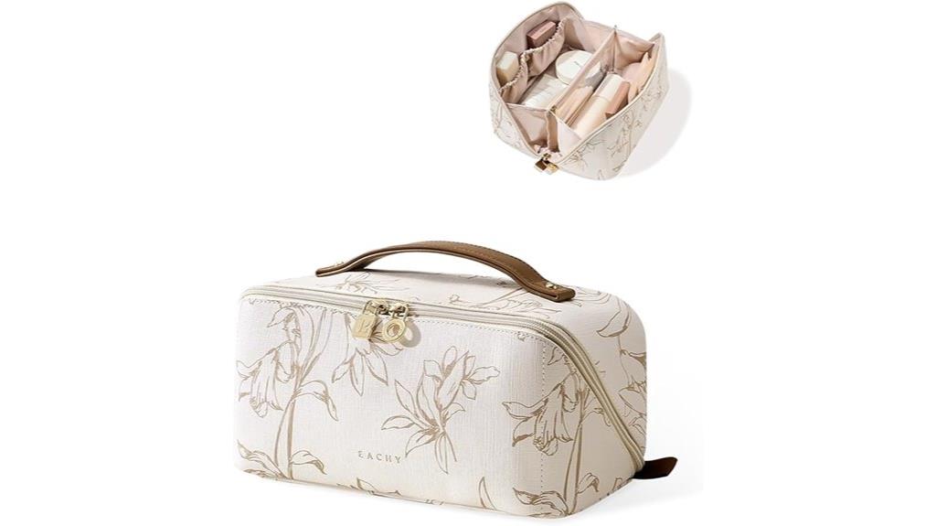 large capacity travel makeup bag