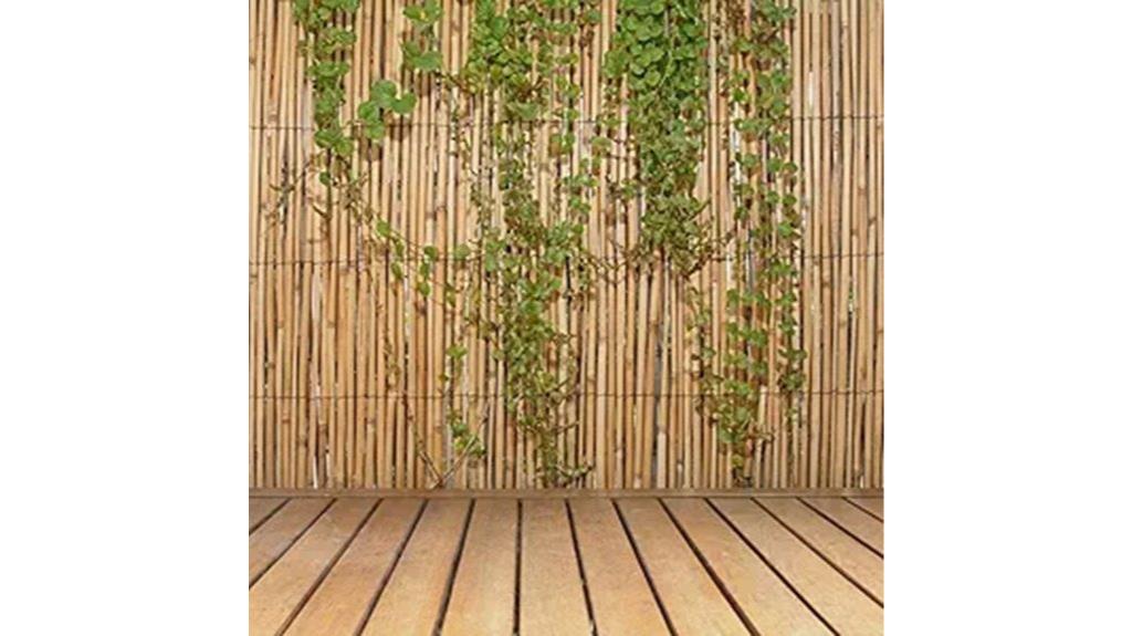 large reed bamboo fencing