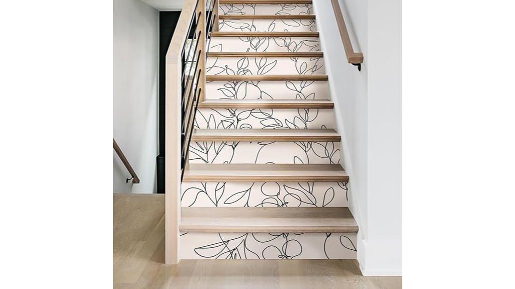 leather vinyl stair decals