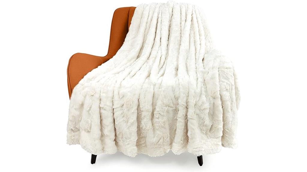 luxury faux fur blanket