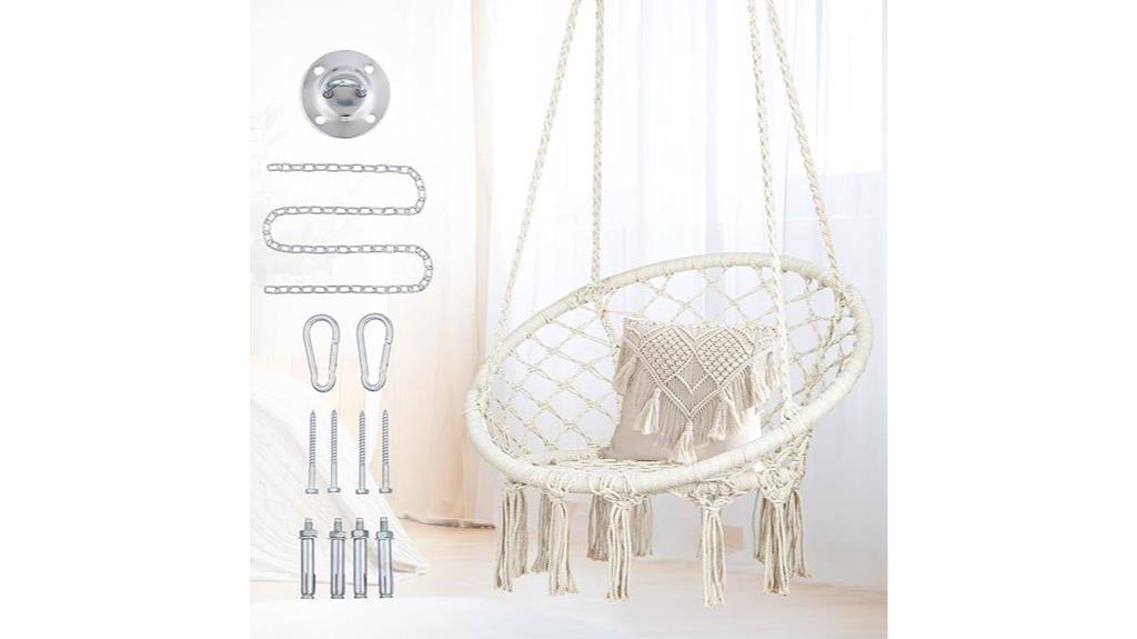 macrame hammock swing kit