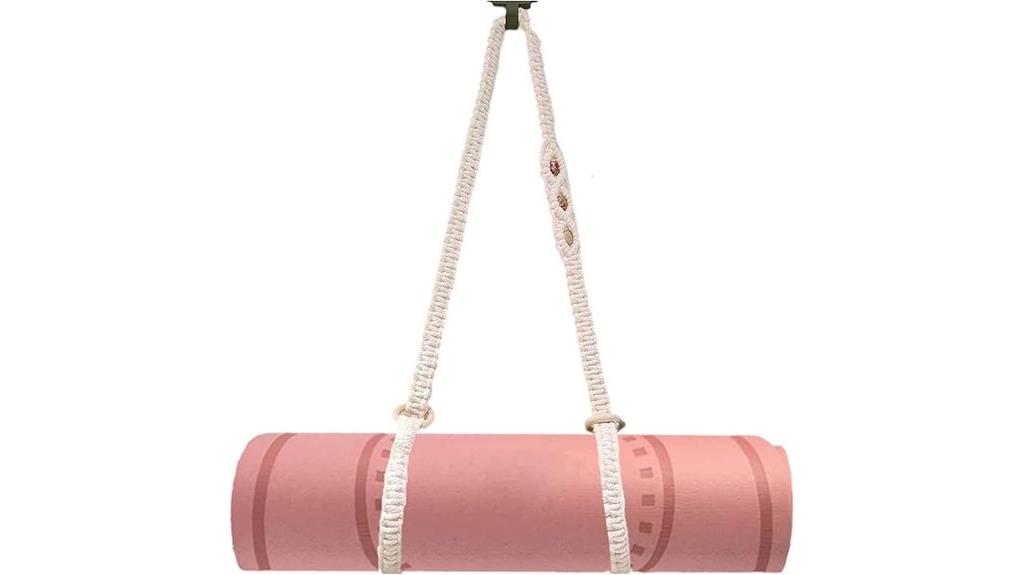 macrame yoga mat strap