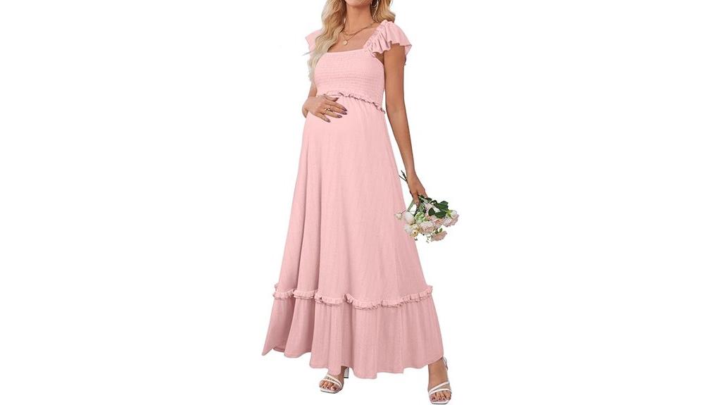 maternity maxi dress